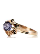 Jewlery Ring Alexandrite Original Jahrgang 14K Rose Gold vrc004r