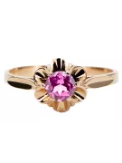 Anillo Amatista Original Vintage 14K Rose Gold Vintage vrc004r