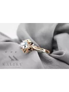 Original Jahrgang 14K Rose Gold Zirkon Ring Vintage Jewlery vrc004r