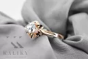 Original Vintage 14K Rose Gold Zircon Ring Vintage Jewlery vrc004r