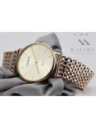 Gold men's watch Geneve ★ zlotychlopak.pl ★ Gold purity 585 333 Low Price!