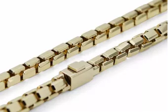 Унікальний 14k Золота якірна мережа Нова модель Відмінно! cc068y