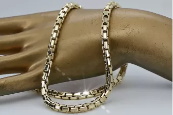 Унікальний 14k Золота якірна мережа Нова модель Відмінно! cc068y