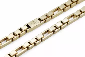 Унікальний 14k Золота якірна мережа Нова модель Відмінно! cc067й