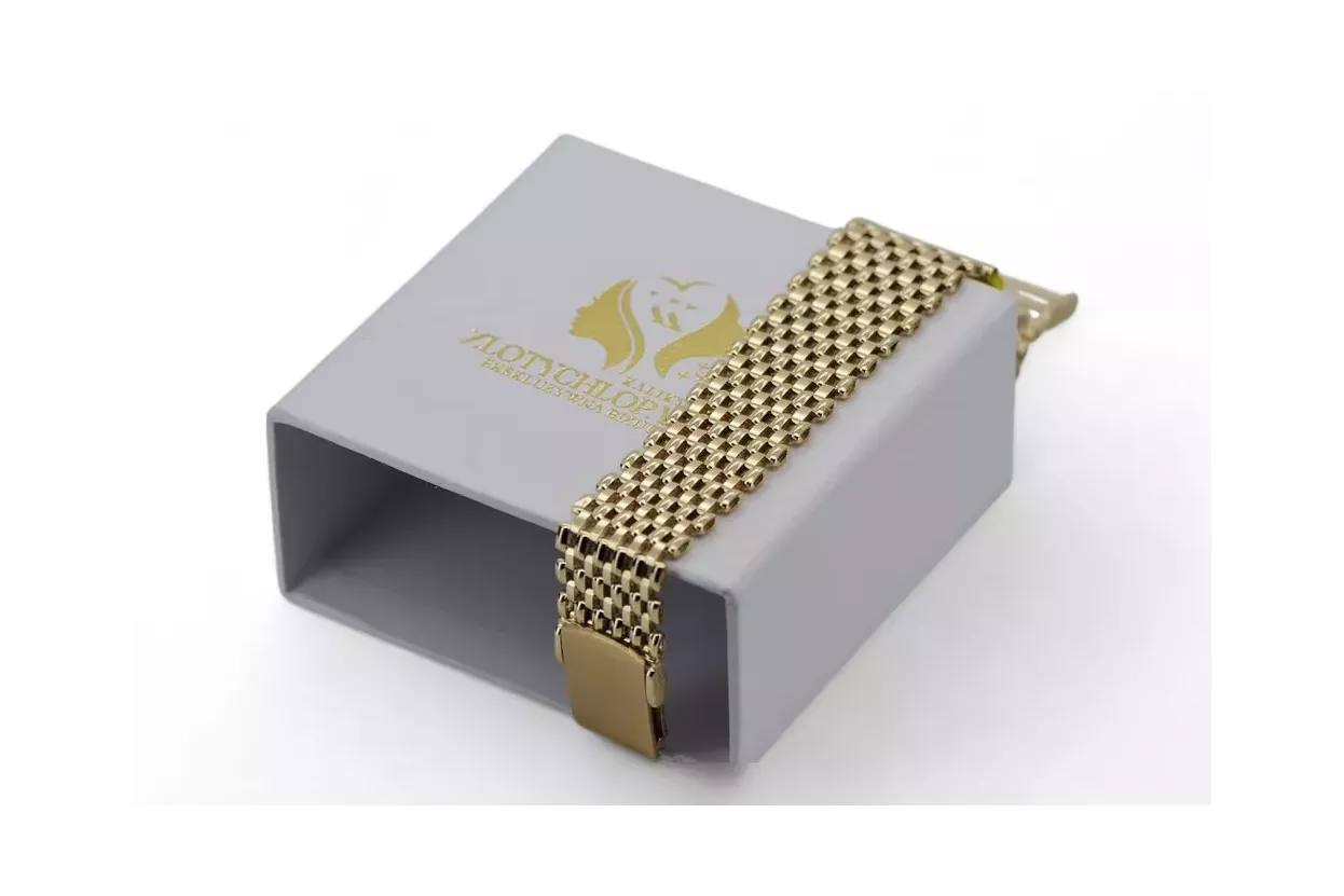 Gelbe Roségold Armband ★ russiangold.com ★ Gold 585 333 Niedriger Preis