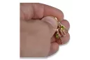 copy of Ruso soviético rosa rosa 14k 585 pendientes de oro vec033 alejandrita rubí esmeralda zafiro ...
