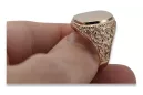 Русская роза Советская золота ювелирная мужская кольцо