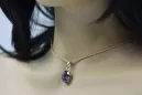 Серебряный кулон 925 с александритом vpc008s Русский советский винтажный стиль