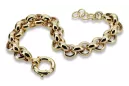 Pulsera de anclaje amarillo italiano de 14 quilates de oro cb025y Pulsera de anclaje amarillo italiano de 14 quilates de oro cb025y