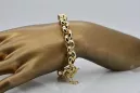 Pulsera de anclaje amarillo italiano de 14 quilates de oro cb025y Pulsera de anclaje amarillo italiano de 14 quilates de oro cb025y