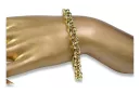 Pulsera de anclaje amarillo italiano de 14 quilates de oro cb025y Pulsera de anclaje amarillo italiano de 14 quilates de oro cb025y