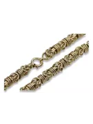 Italiană galben 14k aur Anchor brățară cb009y