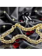 Italiană galben 14k aur Anchor brățară cb009y