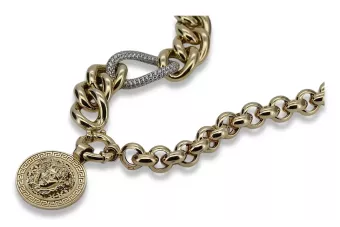 Pandantiv din aur ★ https://zlotychlopak.pl/ro/ ★ Semnul de aur 585 333 preț redus