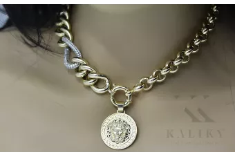 Pandantiv din aur ★ https://zlotychlopak.pl/ro/ ★ Semnul de aur 585 333 preț redus