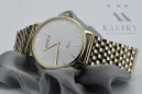 Gold men's watch Geneve ★ zlotychlopak.pl ★ Gold purity 585 333 Low Price!