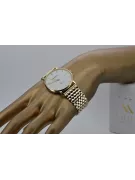 Gold men's watch Geneve ★ zlotychlopak.pl ★ Gold purity 585 333 Low Price!