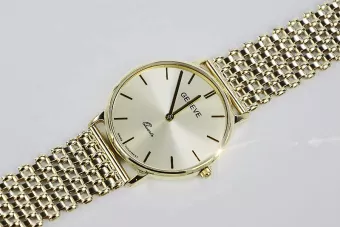 Ceas de aur pentru bărbați Geneve ★ zlotychlopak.pl ★ Puritatea aurului 585 333 Preț scăzut!