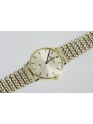 Gold men's watch Geneve ★ zlotychlopak.pl ★ Gold purity 585 333 Low Price!