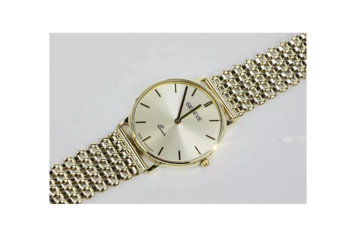 Gold men's watch Geneve ★ zlotychlopak.pl ★ Gold purity 585 333 Low Price! Gold men's watch Geneve ★ zlotychlopak.pl ★ Gold purity 585 333 Low Price!