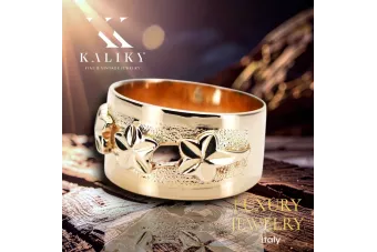 Russian Soviet rose pink 14k 585 gold Vintage ring vrn025