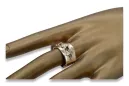 Rus sovietic a crescut roz 14k 585 aur Vintage inel vrn025