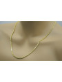 Yellow rose gold chain ★ russiangold.com ★ Gold 585 333 Low price