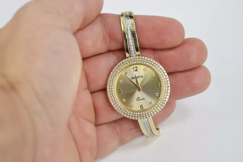 Reloj ★ de oro para damas zlotychlopak.pl Pureza de oro 585 333 ¡★ Precio bajo!