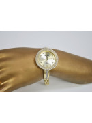 Italienische gelb  Damenuhr Geneve Lady Geschenk lw113y