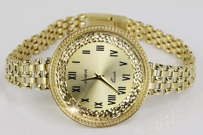 Gold ladies watch ★ zlotychlopak.pl ★ Gold purity 585 333 Low price!