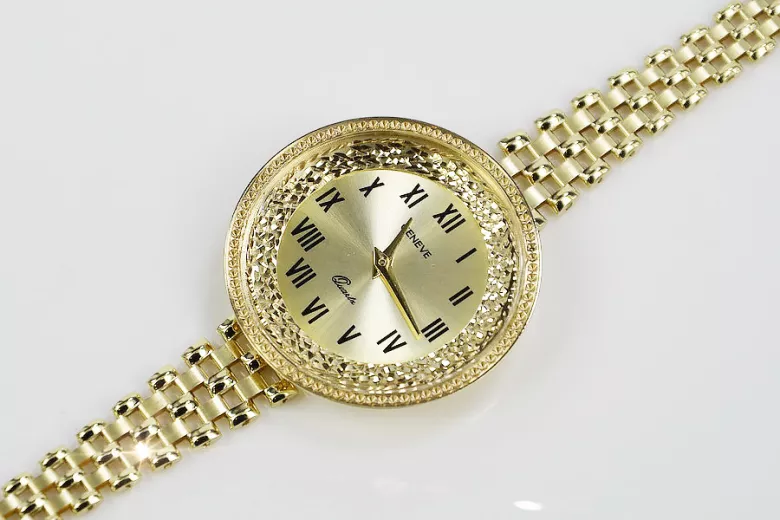 Gold ladies watch ★ zlotychlopak.pl ★ Gold purity 585 333 Low price!