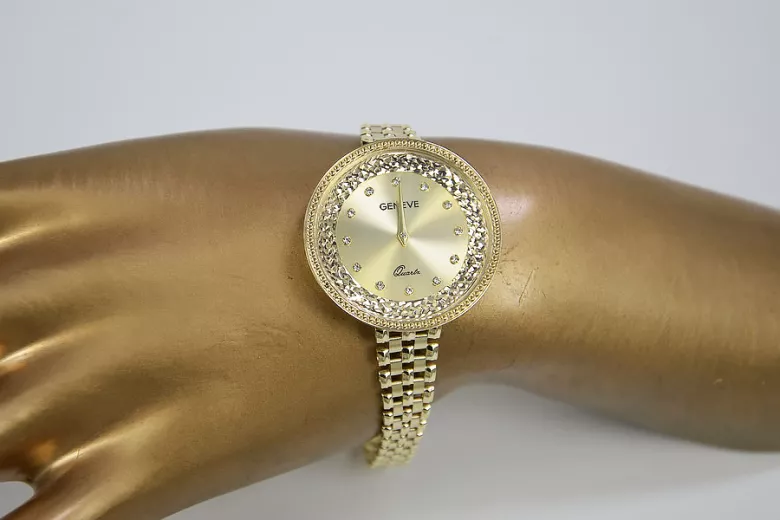 Reloj ★ de oro para damas zlotychlopak.pl Pureza de oro 585 333 ¡★ Precio bajo!