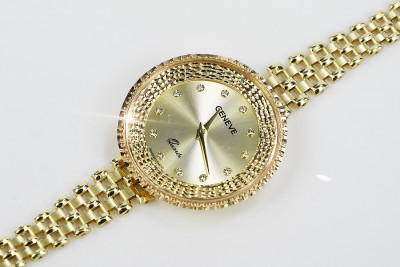 Reloj ★ de oro para damas zlotychlopak.pl Pureza de oro 585 333 ¡★ Precio bajo!