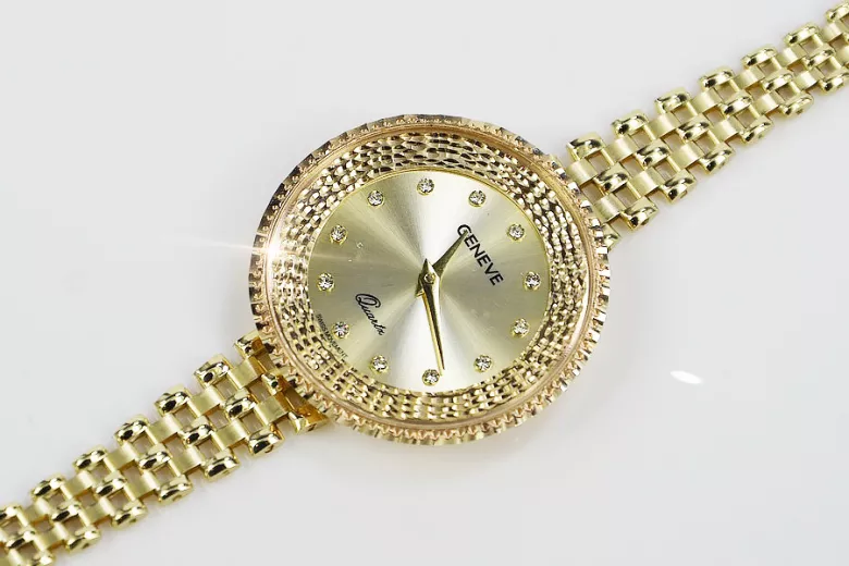 Reloj ★ de oro para damas zlotychlopak.pl Pureza de oro 585 333 ¡★ Precio bajo!