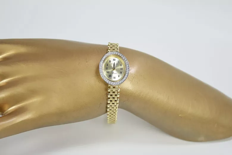 Montre ★ dame en or zlotychlopak.pl ★ Pureté d’or 585 333 Prix bas!