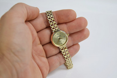 Gold ladies watch ★ zlotychlopak.pl ★ Gold purity 585 333 Low price!