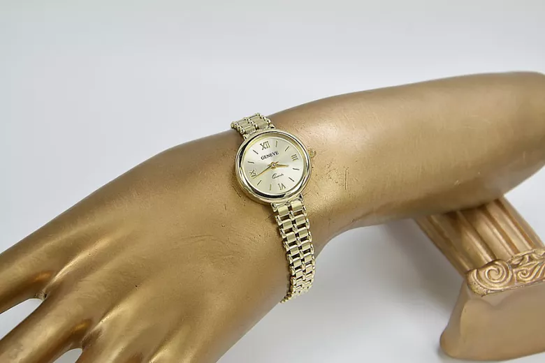 Gold ladies watch ★ zlotychlopak.pl ★ Gold purity 585 333 Low price!