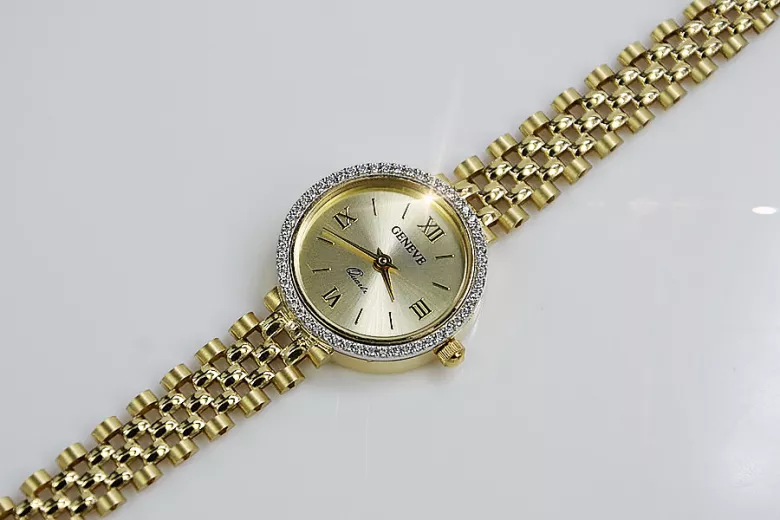 Gold ladies watch ★ zlotychlopak.pl ★ Gold purity 585 333 Low price!