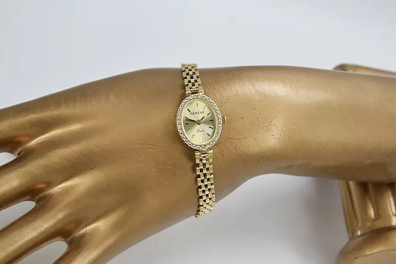 Gold ladies watch ★ zlotychlopak.pl ★ Gold purity 585 333 Low price!