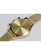 Gold men's watch Geneve ★ zlotychlopak.pl ★ Gold purity 585 333 Low Price!