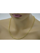 Yellow rose gold chain ★ russiangold.com ★ Gold 585 333 Low price