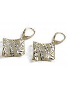 Boucles d’oreilles en or russiangold.com ★ Échantillon d’or ★ 585 333 Prix bas!