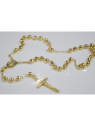 Yellow rose gold rosary chain ★ russiangold.com ★ Gold 585 333 Low price