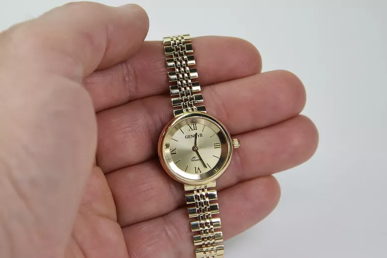 Gold ladies watch ★ zlotychlopak.pl ★ Gold purity 585 333 Low price!