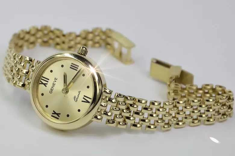 Montre ★ dame en or zlotychlopak.pl ★ Pureté d’or 585 333 Prix bas!