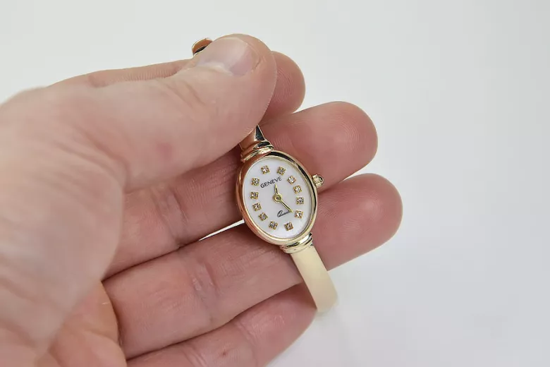 Reloj ★ de oro para damas zlotychlopak.pl Pureza de oro 585 333 ¡★ Precio bajo!