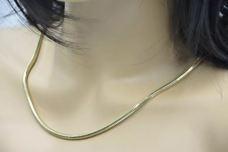 Yellow rose gold chain ★ russiangold.com ★ Gold 585 333 Low price