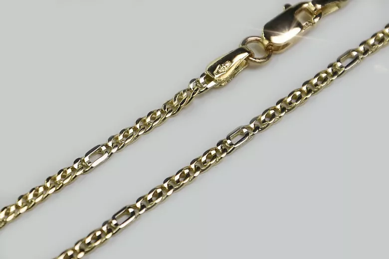 Yellow rose gold chain ★ russiangold.com ★ Gold 585 333 Low price