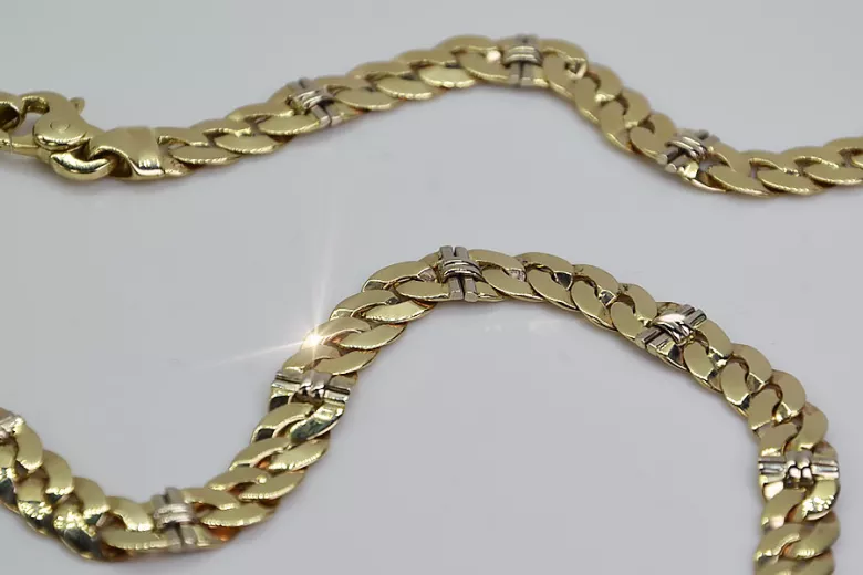 russian rose soviet gold garibaldi bismark bracelet chain