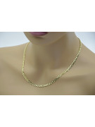 Italienische gelbe Guccistyle-Kette aus 14 Karat 585er Gold cc032y